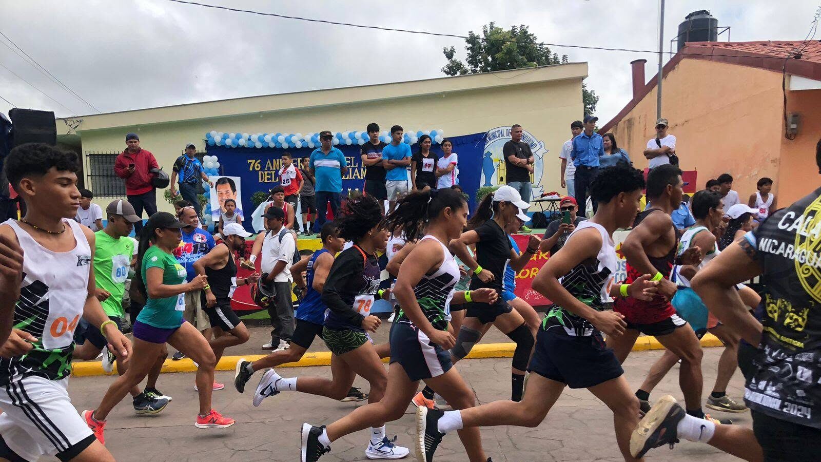Niquinohomo honra el natalicio del Comandante William Ramírez con una carrera de atletismo