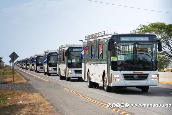 Gobierno ratifica seguir modernizando el transporte público en Nicaragua