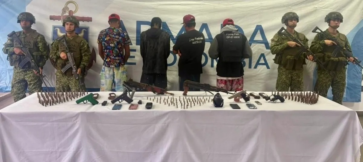 Capturan en Colombia a dos nicaragüenses con fusiles y más de 500 municiones
