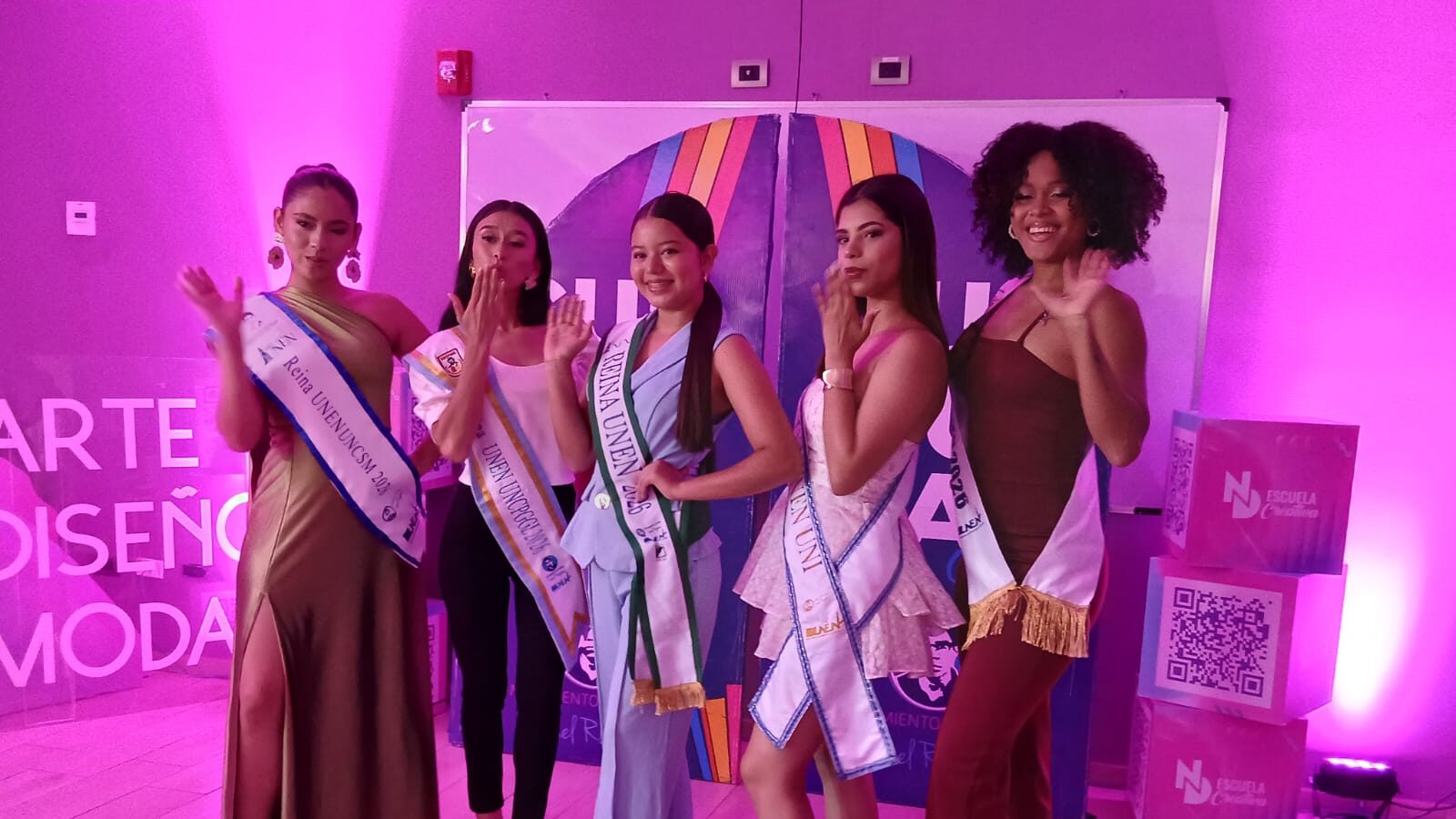 Candidatas a Reinas de Universidades participan en jornada creativa de Nicaragua Diseña