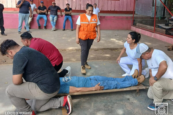 Ejército de Nicaragua fortalece capacidades de respuesta ante emergencias en Managua, León, Carazo y Rivas