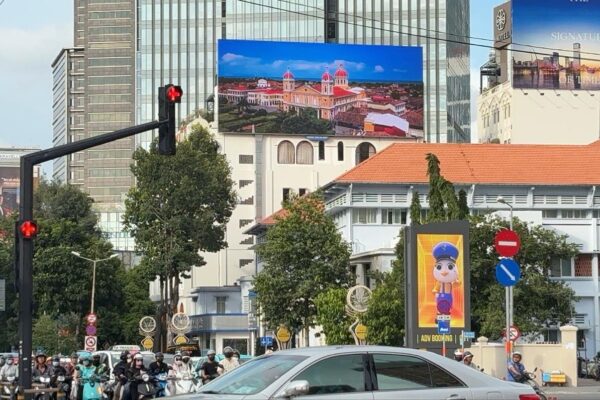 Atractivos turísticos de Nicaragua en pantallas gigantes en Vietnam
