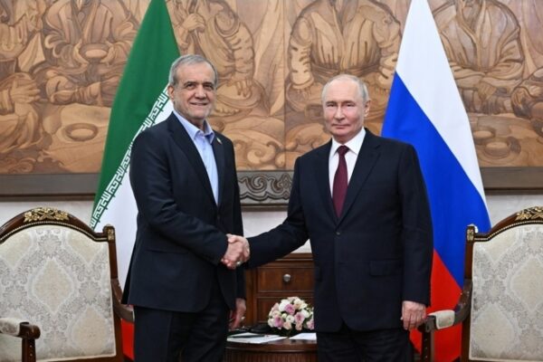 Putin se reúne con el presidente iraní en cumbre euroasiática clave