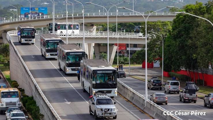 Llegan esta semana más buses Yutong para seguir modernizando el transporte en Nicaragua