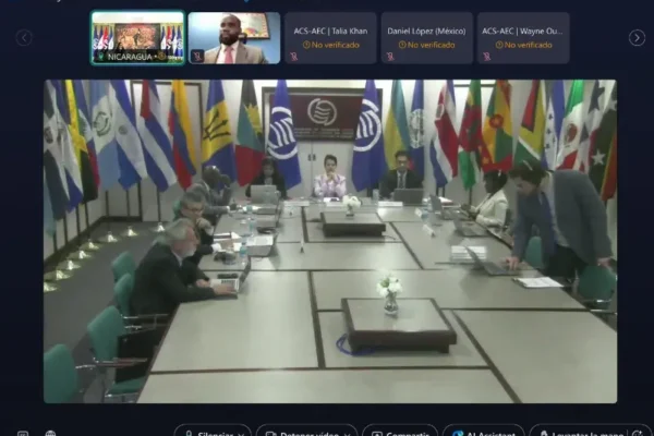 Nicaragua presenta y aprueba su Plan de Trabajo como Presidencia del Consejo de Ministros de la AEC
