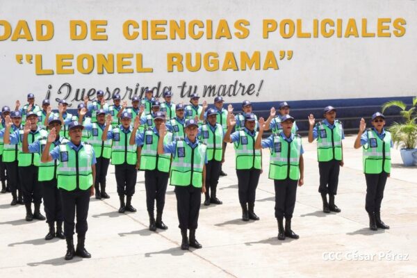 Universidad Policial Leonel Rugama concluye Primer Curso Básico 2026 con 83 graduados