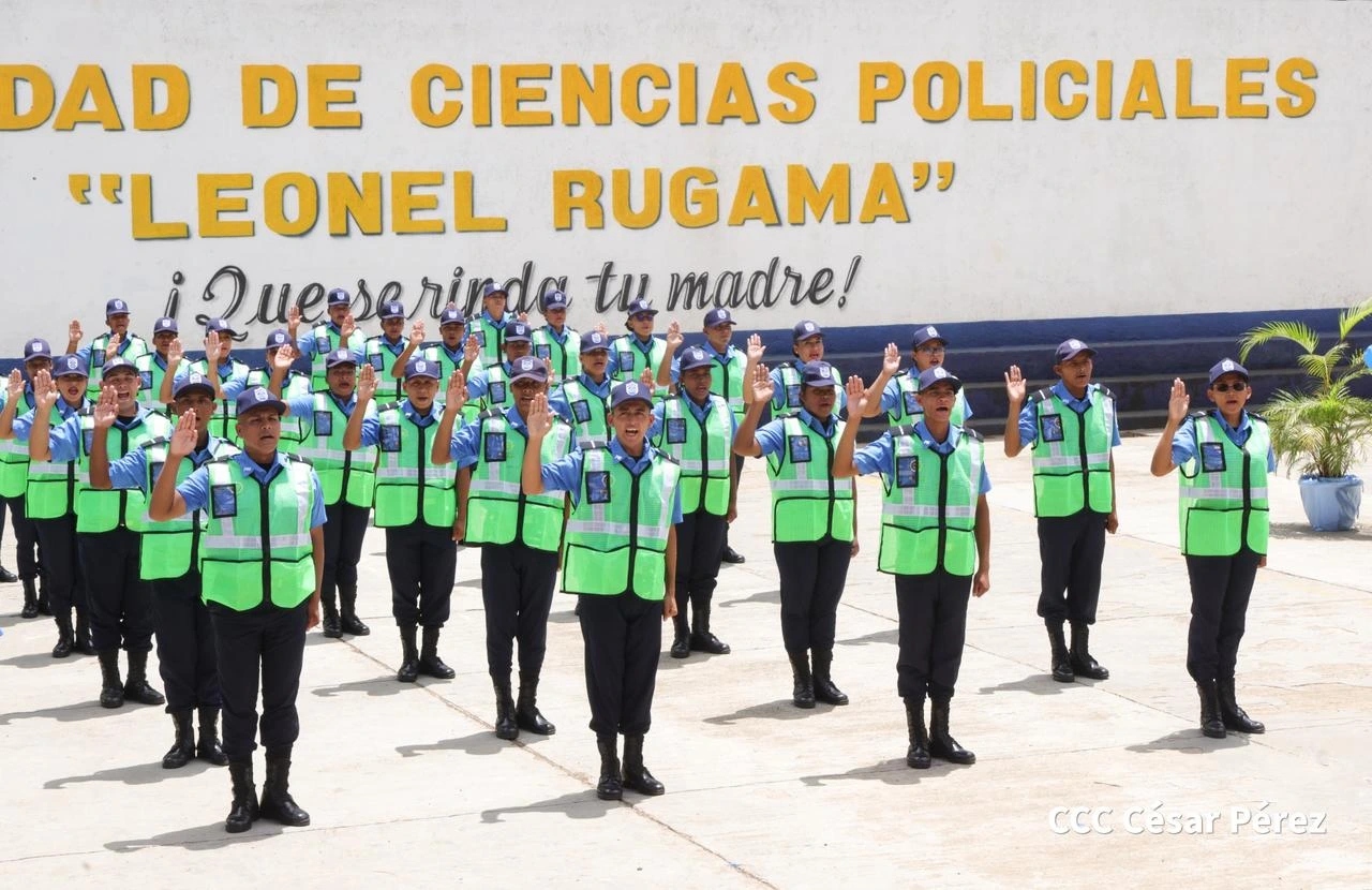 Universidad Policial Leonel Rugama concluye Primer Curso Básico 2026 con 83 graduados