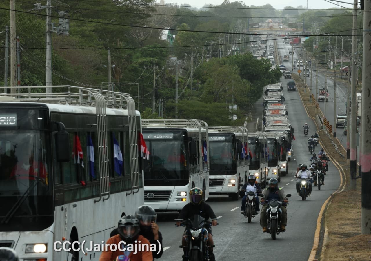 167 buses nuevos Yutong reforzarán el transporte intermunicipal en Nicaragua