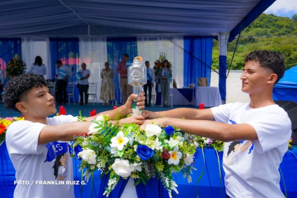 Juventud Presidente asume el protagonismo histórico en el recorrido de la Antorcha Centroamericana