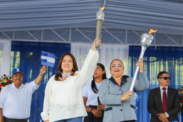 Antorcha Centroamericana ya recorre territorio nicaragüense