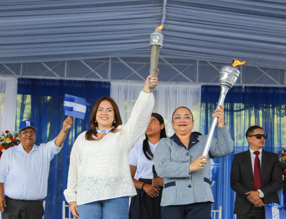 Antorcha Centroamericana ya recorre territorio nicaragüense