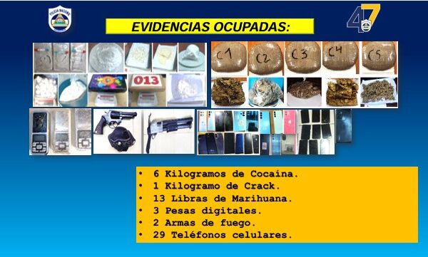 Planes de seguridad dejan 44 detenidos, incautación de estupefacientes y la captura de 3 sujetos por violencia de género