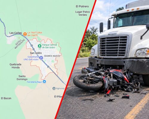 Accidente vial en Matagalpa cobra la vida de un motociclista