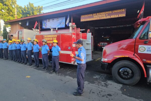 Inauguran en Nicaragua la estación de bomberos 242 construida con el Gobierno Sandinista