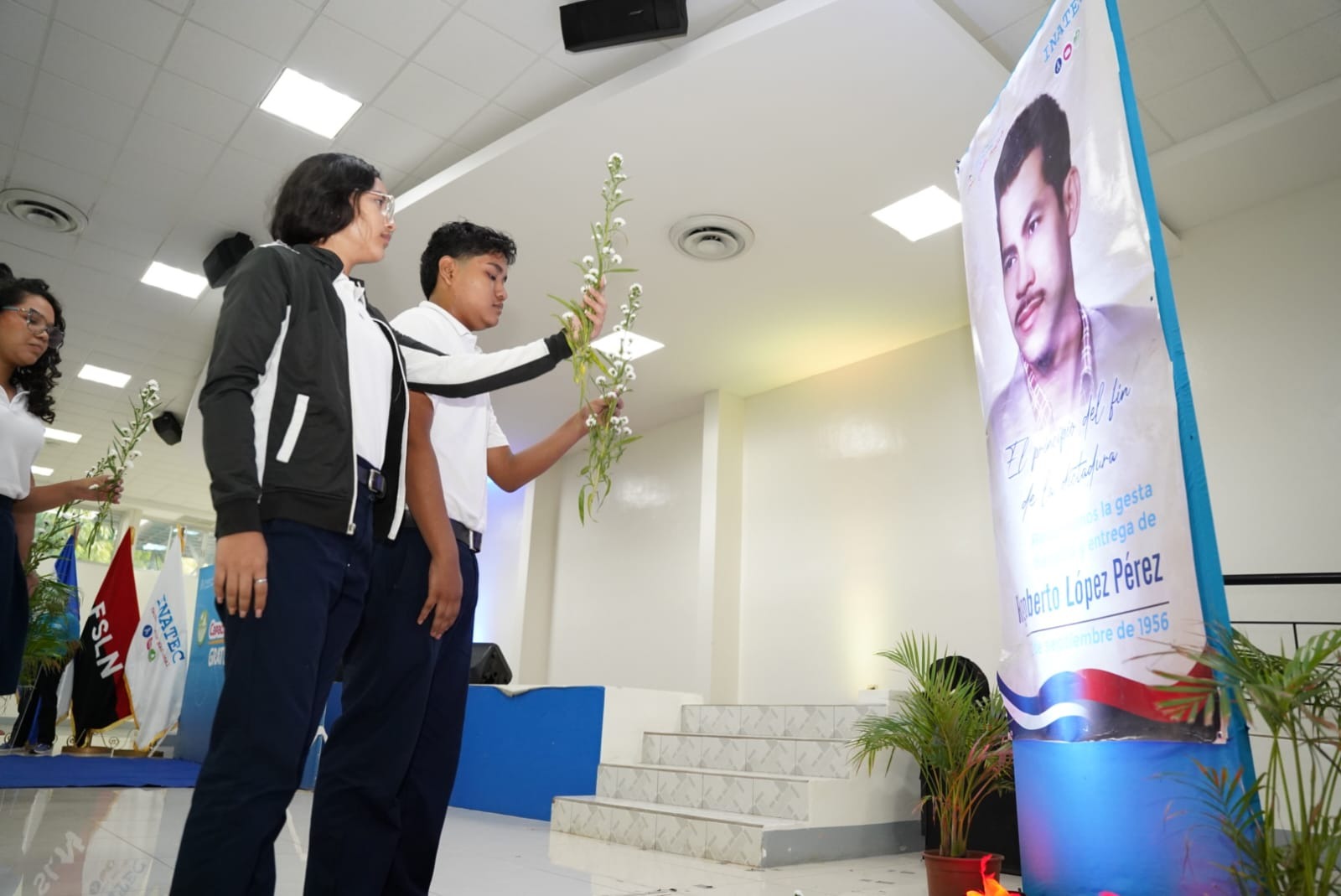 Inatec rinde homenaje a Rigoberto López Pérez