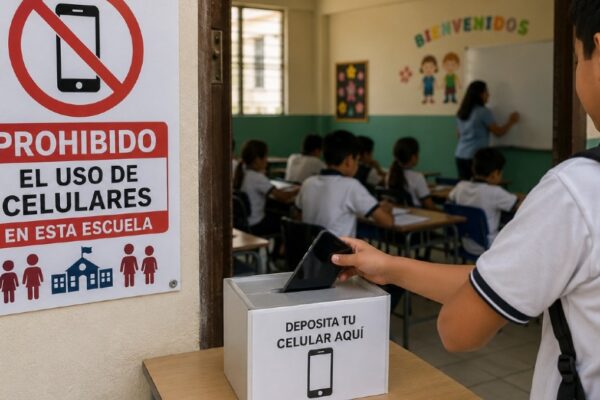 México restringirá el uso de celulares en las escuelas a partir de noviembre