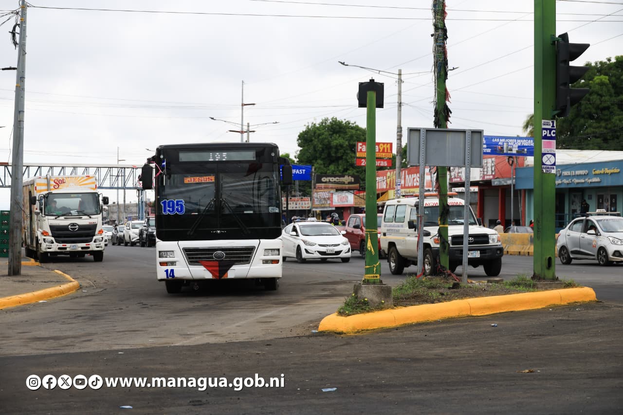Alcaldía de Managua ejecuta plan de rehabilitación vial en 11 intersecciones clave de la capital