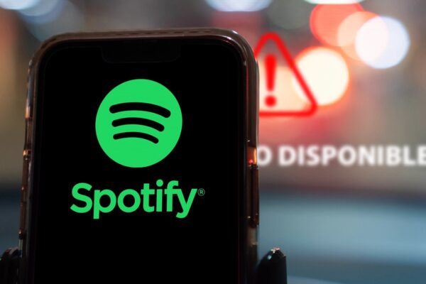Spotify sufre caída masiva