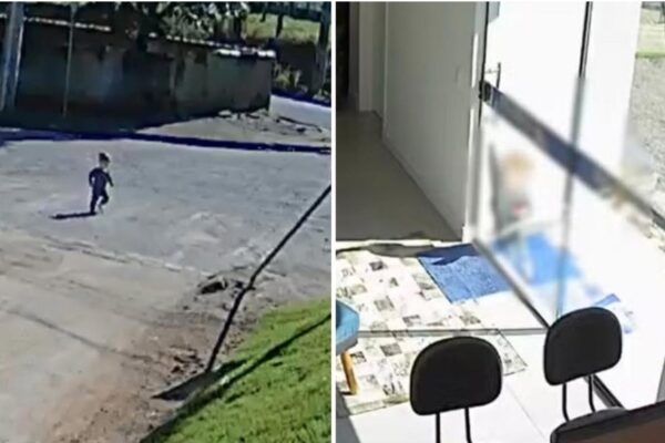 Captan a un bebé que huyó de la guardería para ver a su mamá