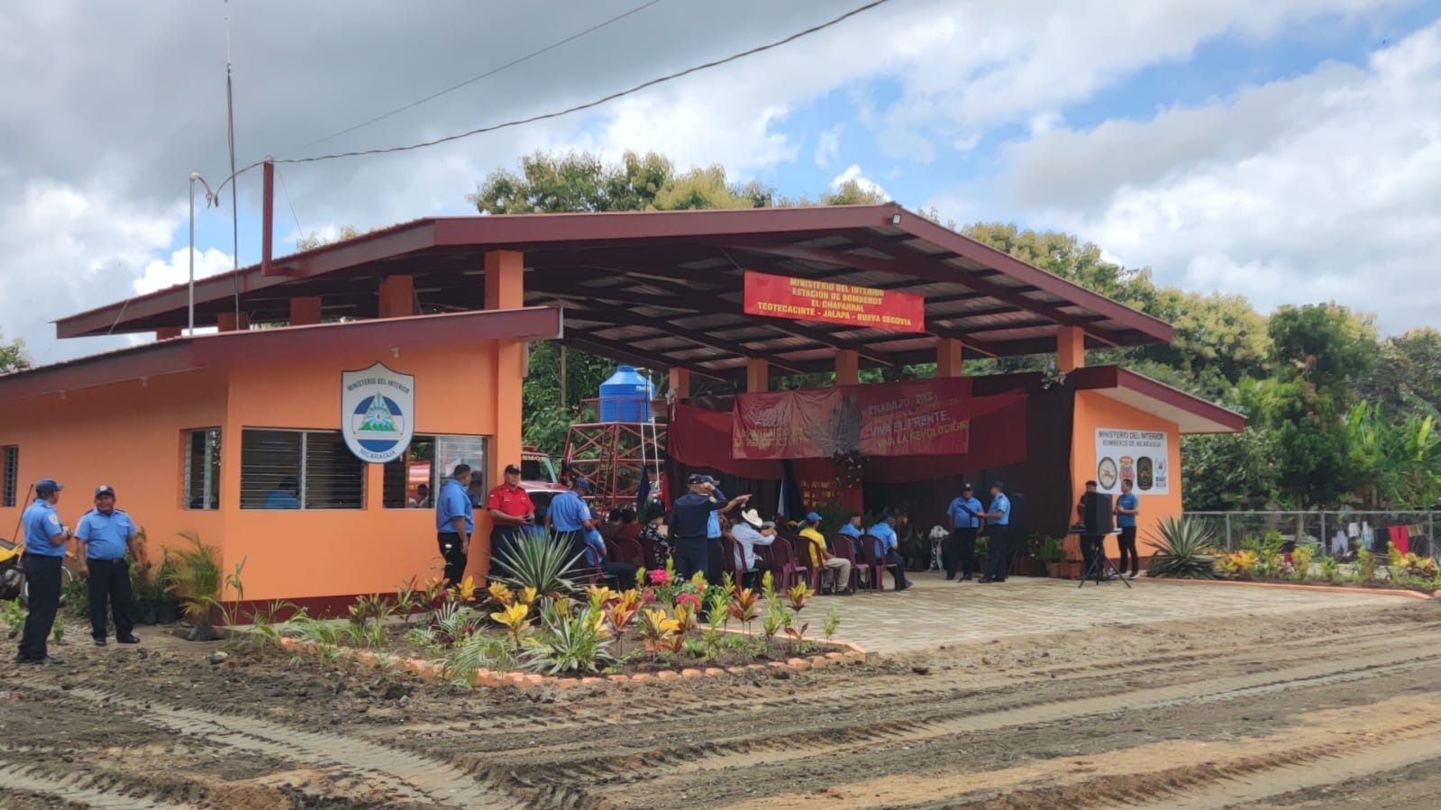 Inauguran estación de bomberos 243 en Teotecacinte