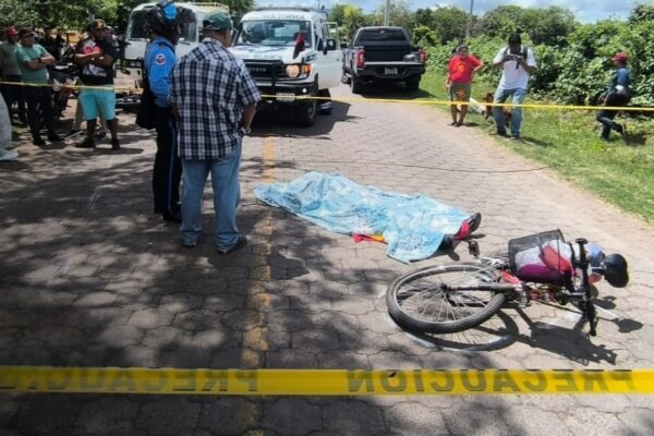 Ciclista perece atropellado en Estelí