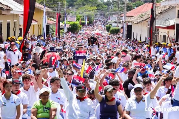 Pobladores de los diez municipios de Rivas ratifican su apoyo a las reformas constitucionales