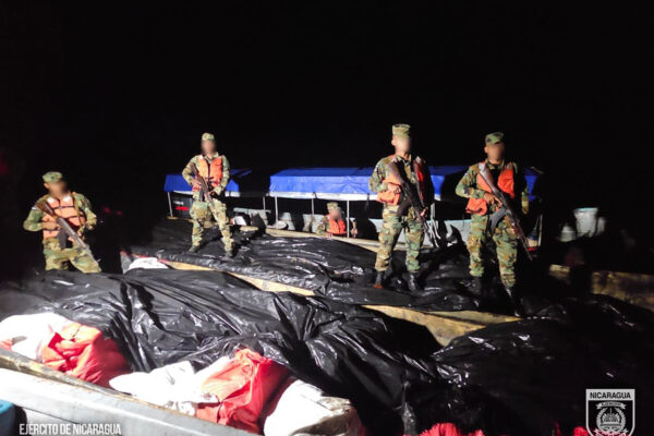 Ejército de Nicaragua incauta ganado ilegal y cargamento de calzado en la frontera sur