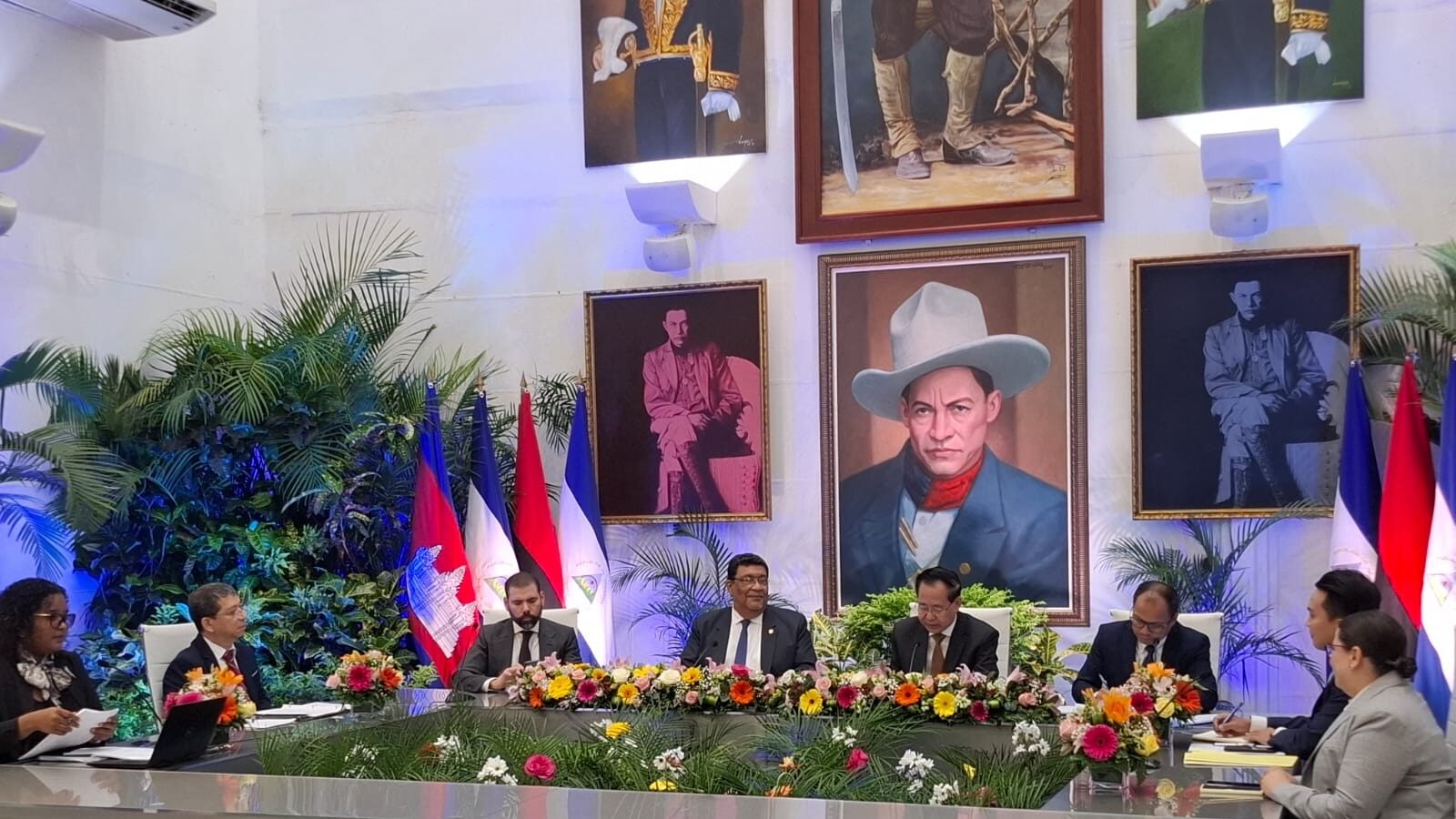 Nicaragua y Camboya desarrollan ronda de consultas políticas