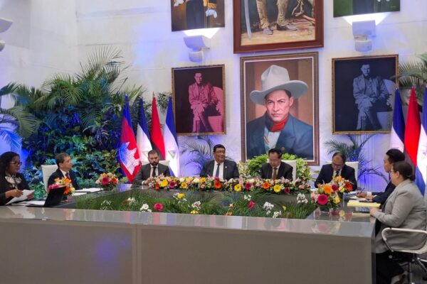 Nicaragua y Camboya desarrollan ronda de consultas políticas