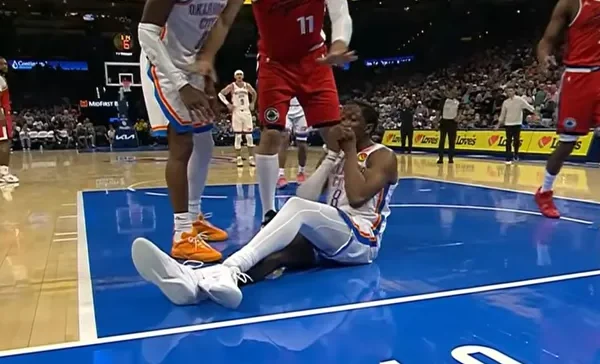 La impactante lesión de Jalen Williams en la NBA